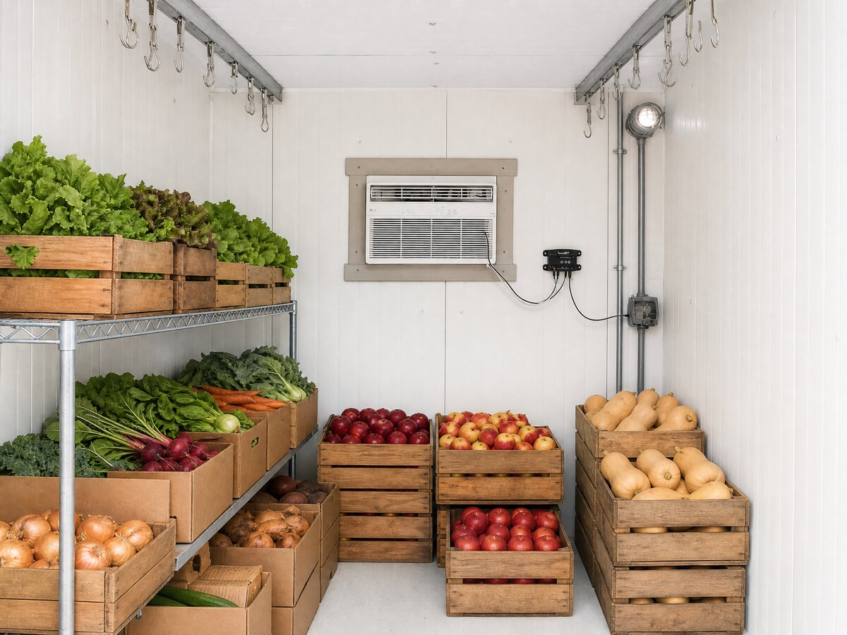 CoolPro walk-in cooler used for Produce Storage